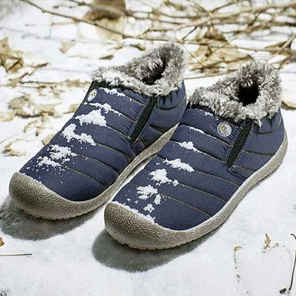 Men's Water-resistant Casual Cotton Winter Snow Boots