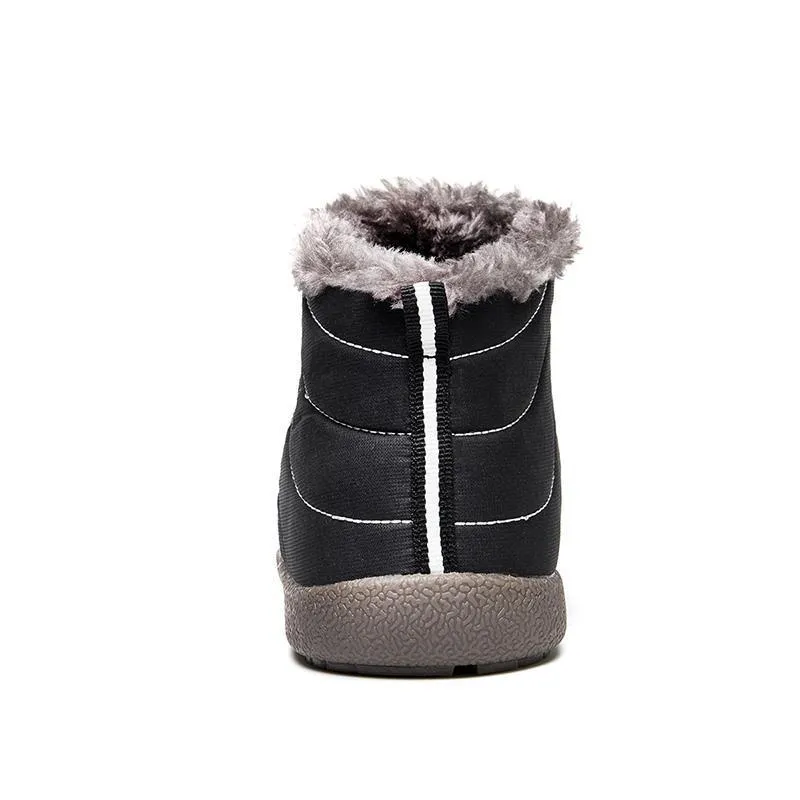 Men's Water-resistant Casual Cotton Winter Snow Boots