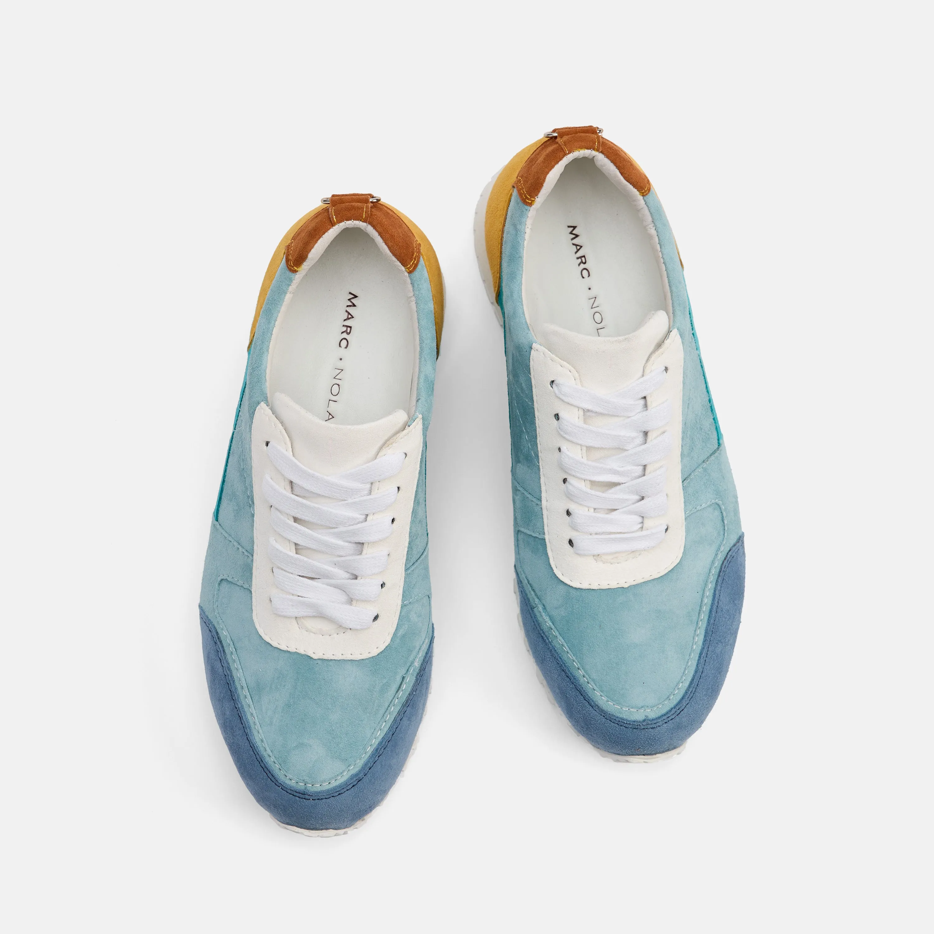 Ms. Ash Tropic Blue Suede Trainers