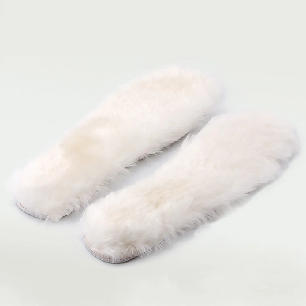 Natural Wool Insoles-100% Real Sheepskin (Women Size: 10.5)