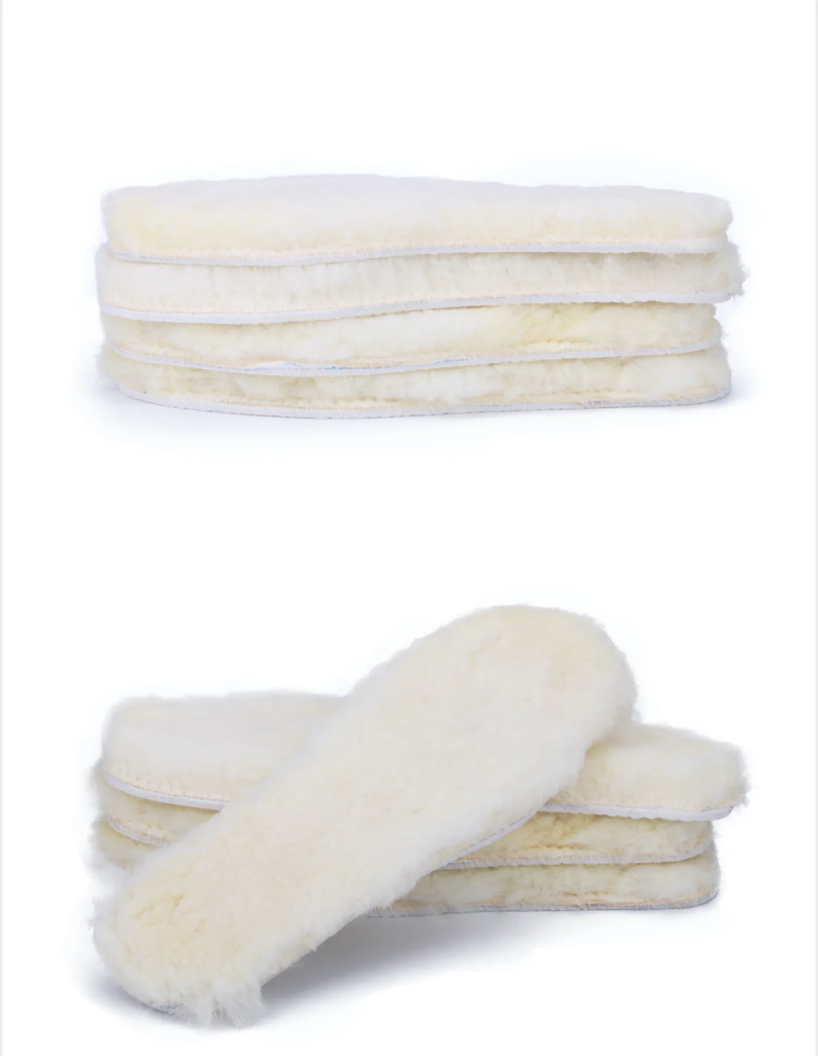 Natural Wool Insoles-100% Real Sheepskin (Women Size: 10.5)