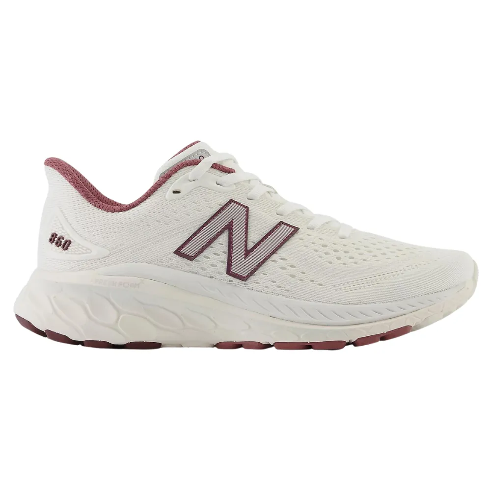 New Balance Fresh Foam X 860v13 Sea Salt/Washed Burgundy Running Shoe (Women's)