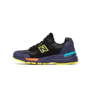 New Balance Mens Made in USA 992 Shoes 'Black/Purple'