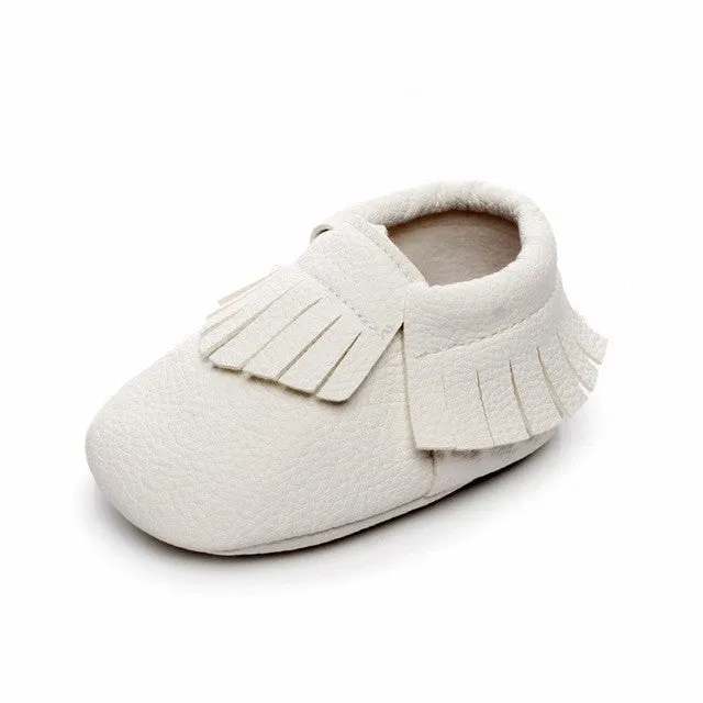 New Brand Baby Moccasins Leather Girl Baby Shoes Fashion Tassel Moccs Infant Shoes Babies Toddler Shoes First Walker N2217