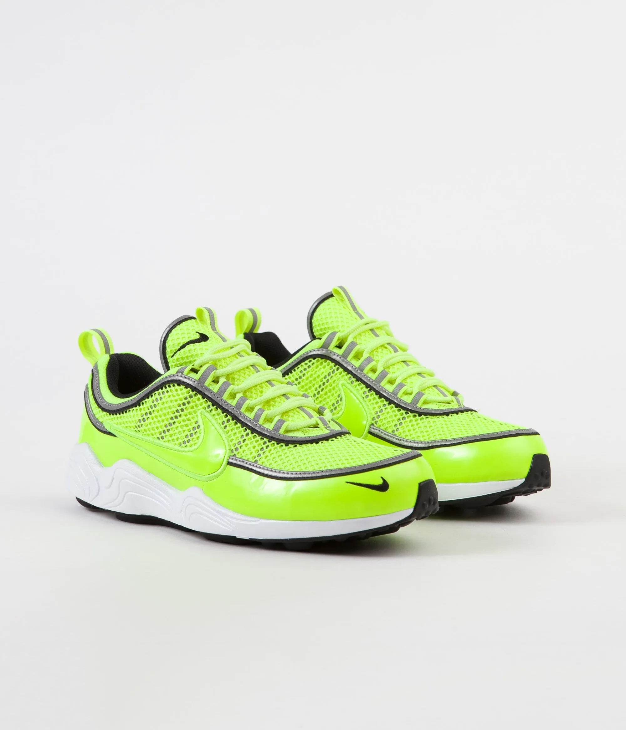 Nike Air Zoom Spiridon '16 Shoes - Volt / Volt Tint - White - Black