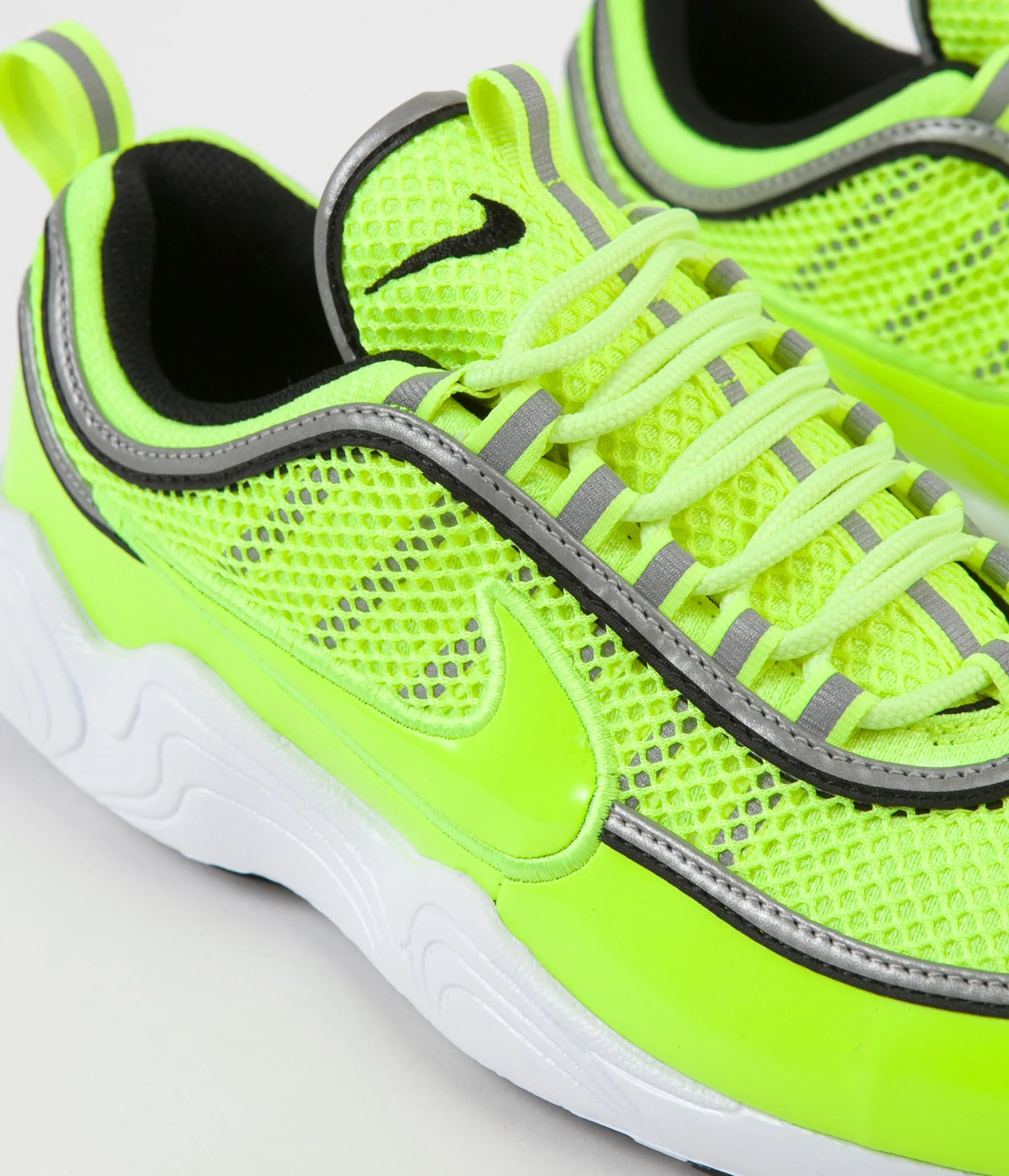 Nike Air Zoom Spiridon '16 Shoes - Volt / Volt Tint - White - Black