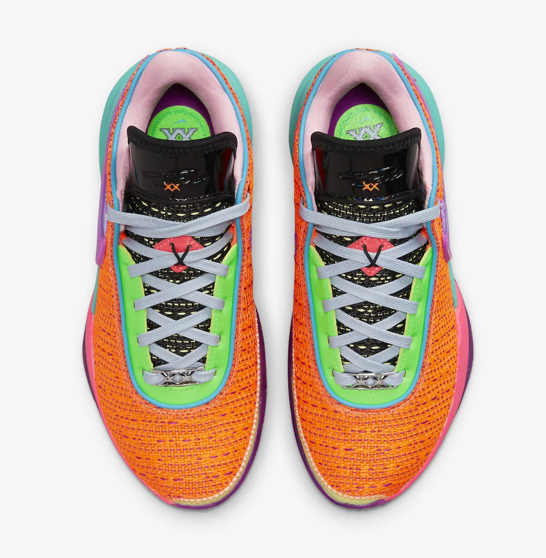 Nike Lebron XX Total Orange Vivid Purple DJ5423-800