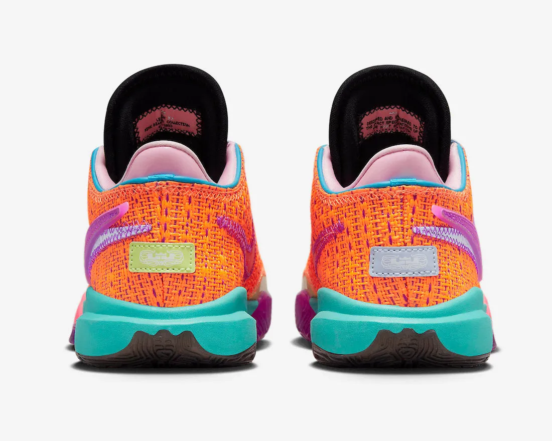 Nike Lebron XX Total Orange Vivid Purple DJ5423-800