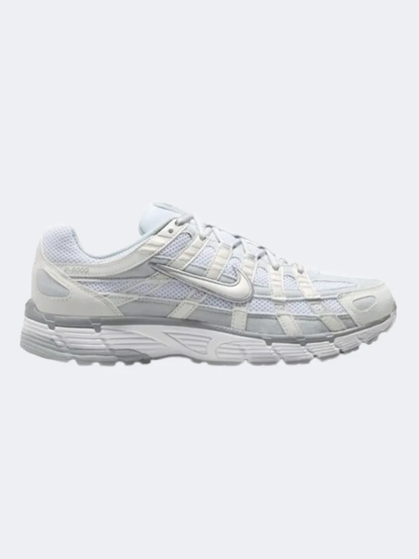 Nike P 6000 Women Lifestyle Shoes Met White/Wolf Grey