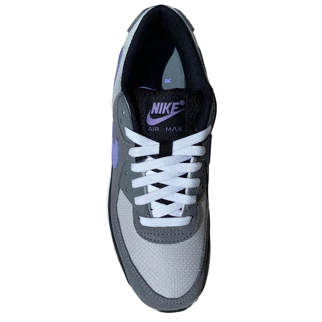 Nike scarpa sneakers da uomo Air Max 90 DM0029-014 lilla-grigio-bianco