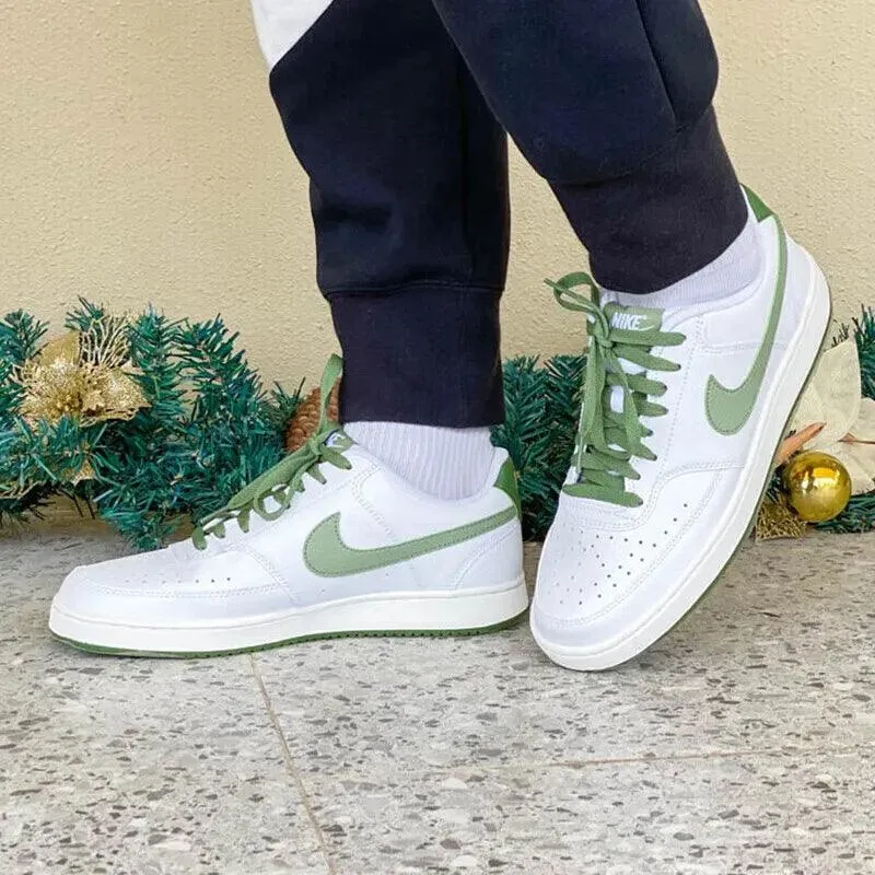 Nike white green color Court Vision Low classic versatile casual board shoes Men and women with the same models