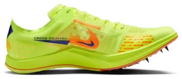 Nike ZoomX Dragonfly XC Yellow Blue Orange Uomo Track & Field Shoes