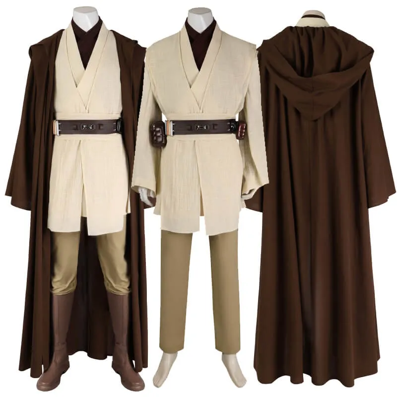 Obi Wan Kenobi Costume Revenge of The Sith Obi Wan Robe Adults Halloween Outfit ACcosplay