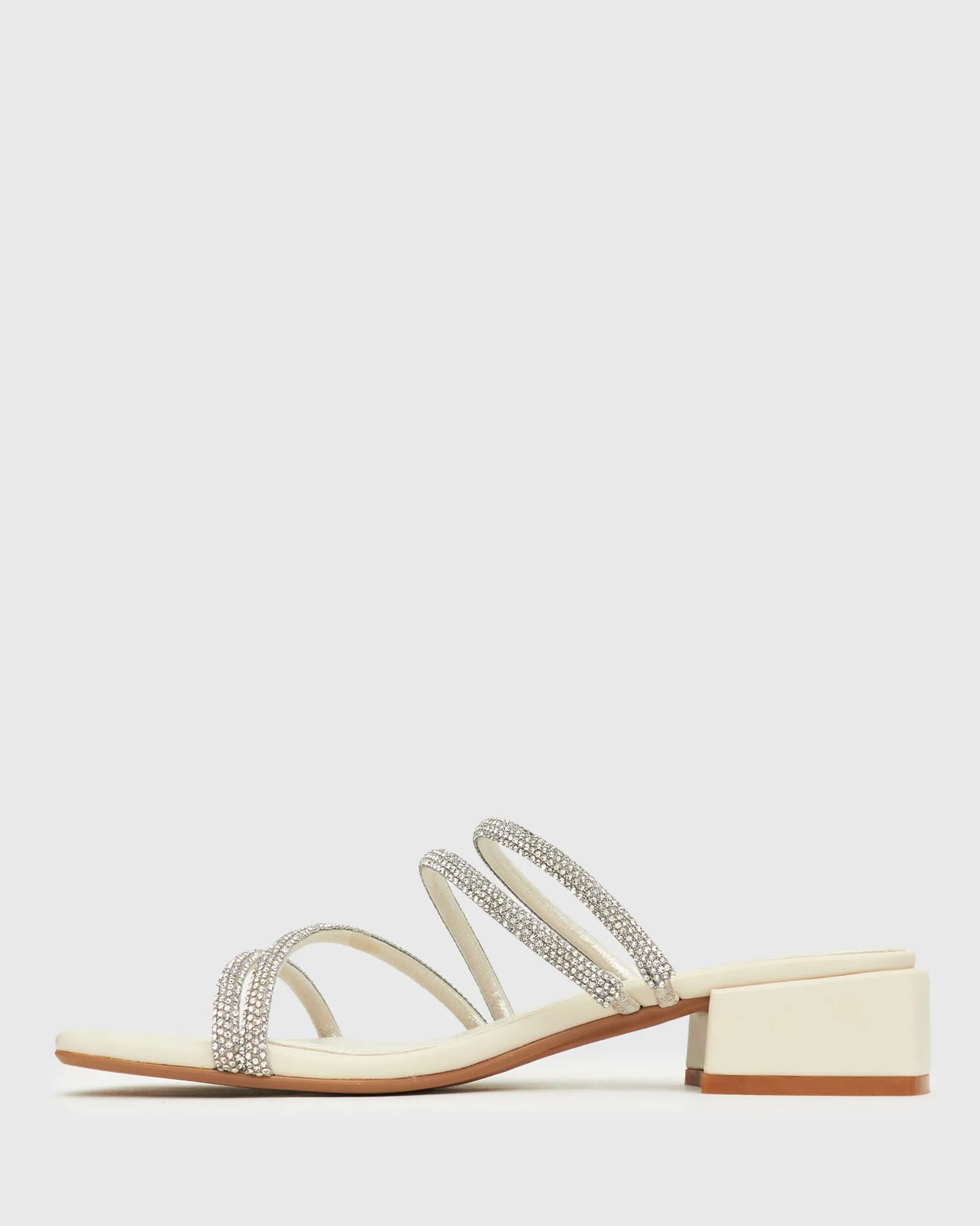 ODETTE Diamante Embellished Strappy Sandals