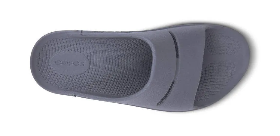 OOFOS Mens OOahh Slide Slate