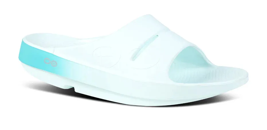 OOFOS Womens Ooahh Sport Slide Ice Fade