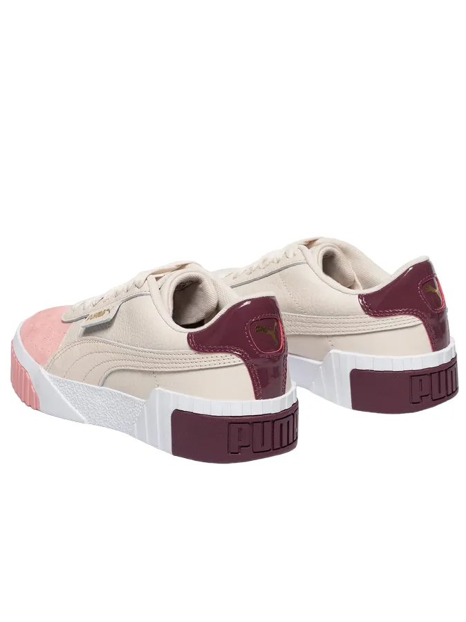 Puma scarpa sneakers da donna Cali Remix 369968 01 rosa beige