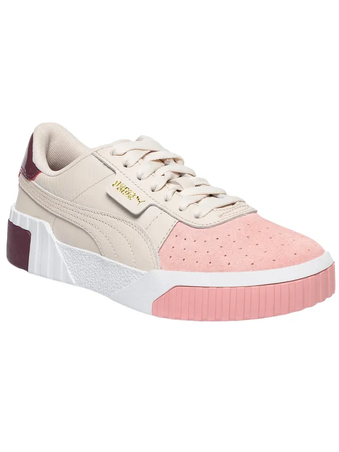 Puma scarpa sneakers da donna Cali Remix 369968 01 rosa beige