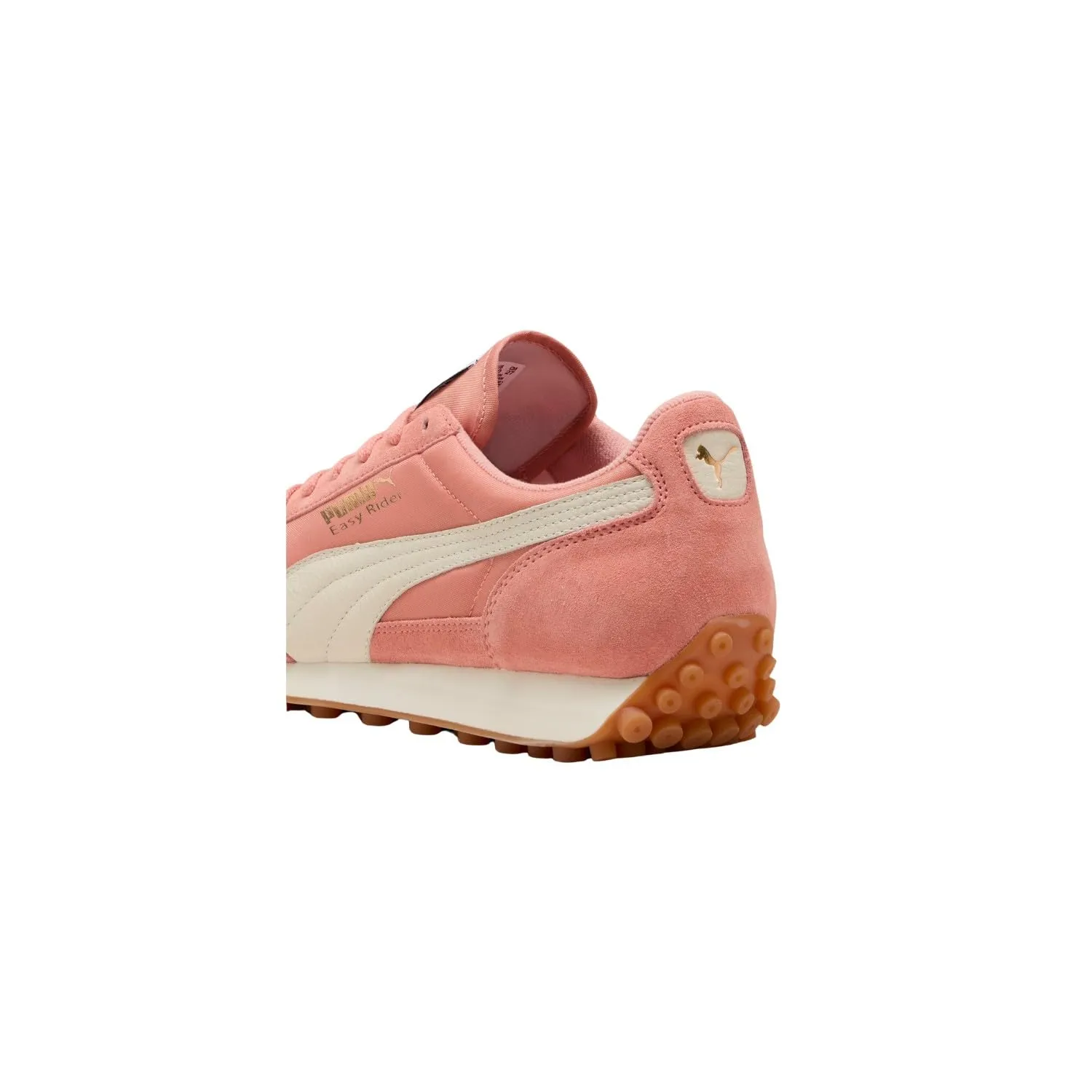 PUMA Women's Easy Rider Vintage Sneakers, Deeva Peach/Alpine Snow/Gold