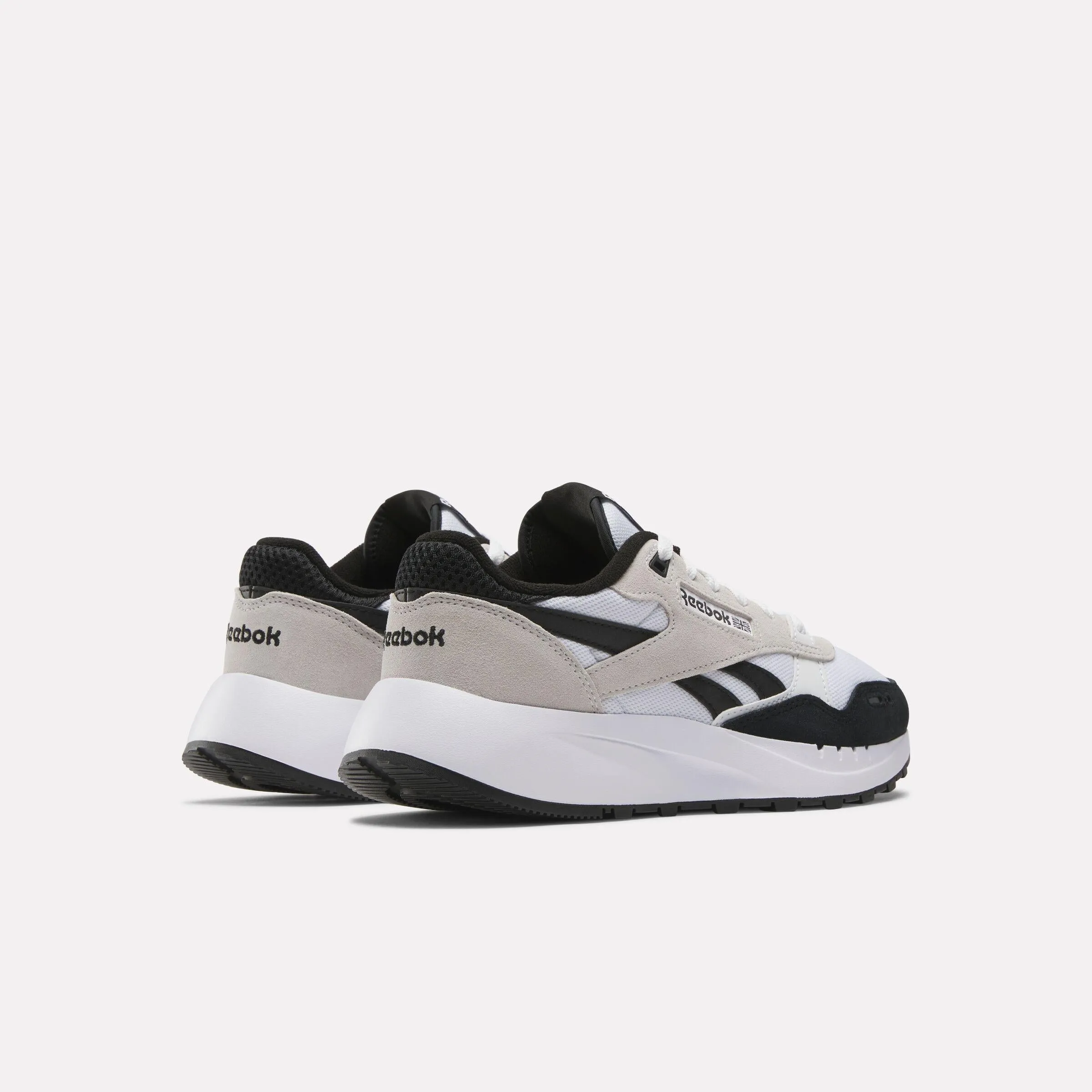 Reebok Footwear Men Classic Leather 2400 Shoes WHITE/BLACK/WHITE