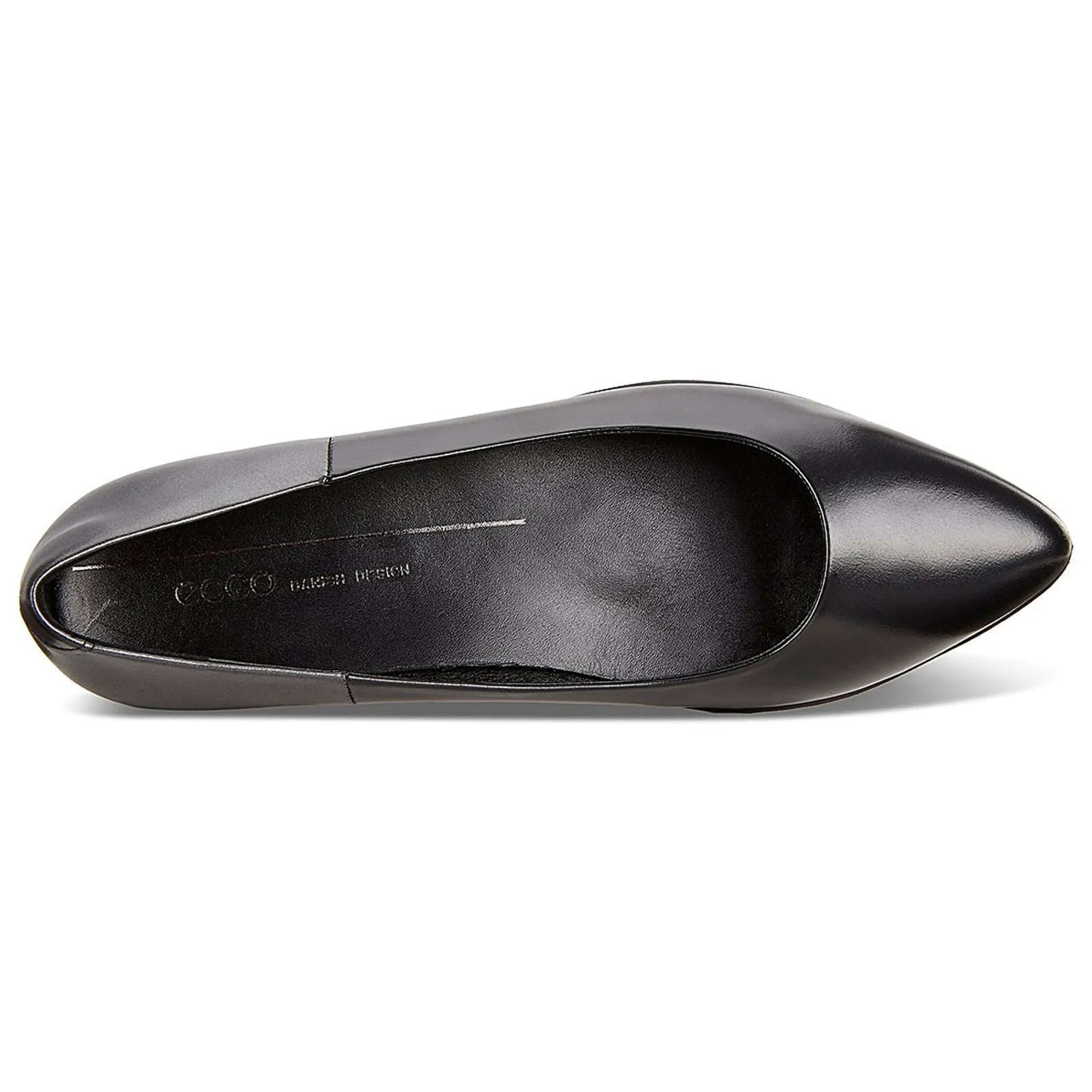 Shape Pointy Full Grain Leather Women's Ballerina Flats