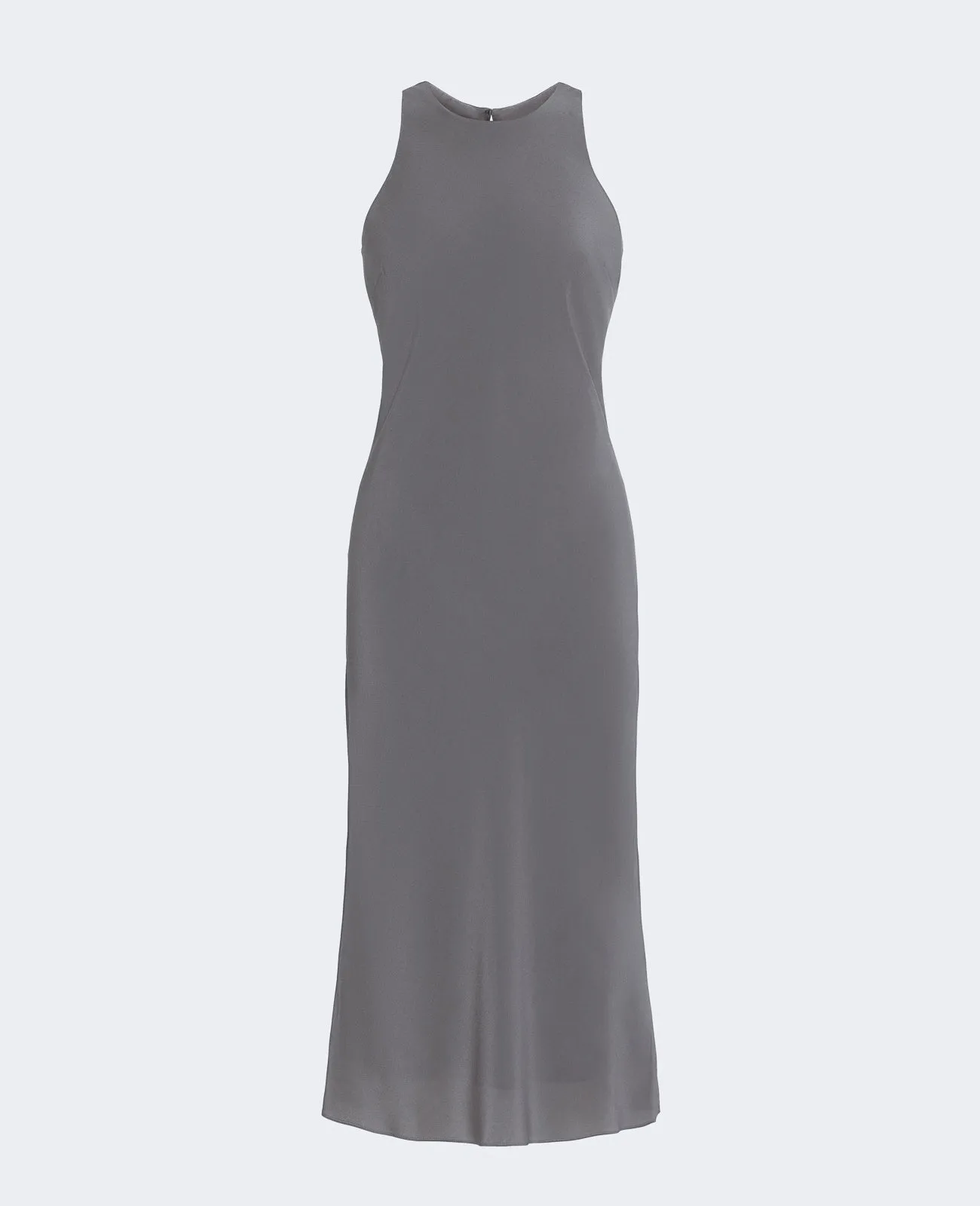 Silk Halter Tank Dress