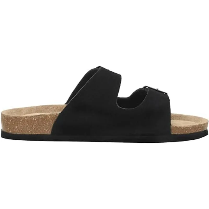 Sleek Dual Strap Slide Sandals For Women