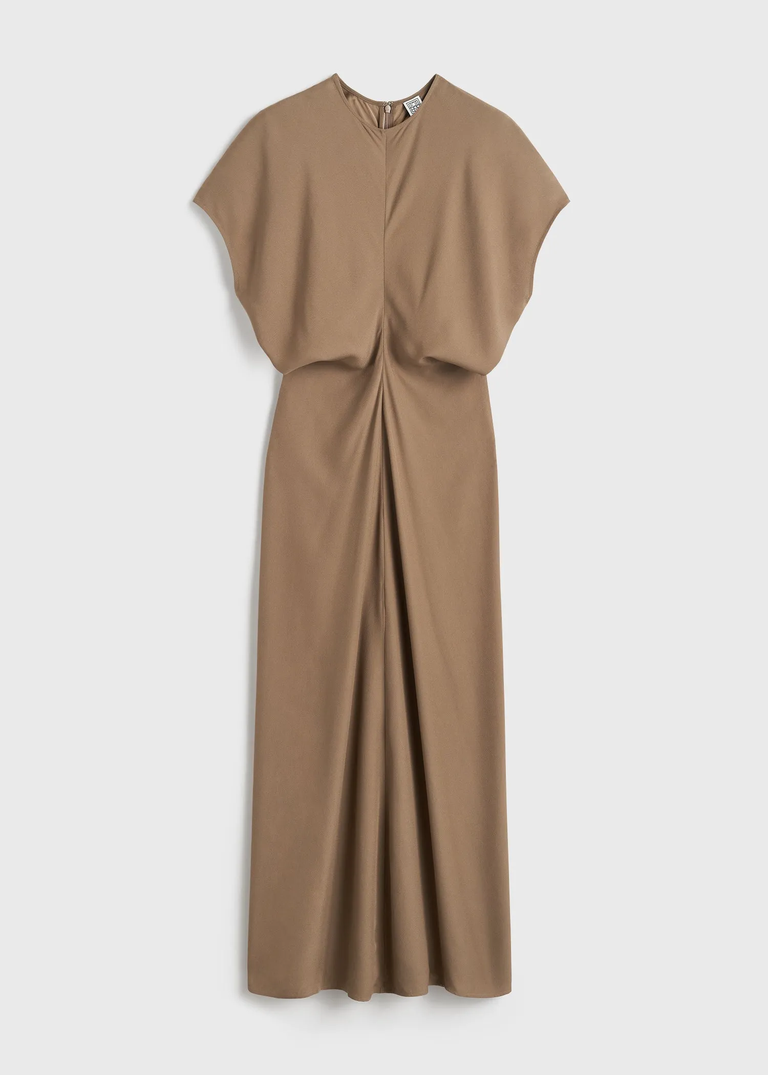 Slouch waist dress camel