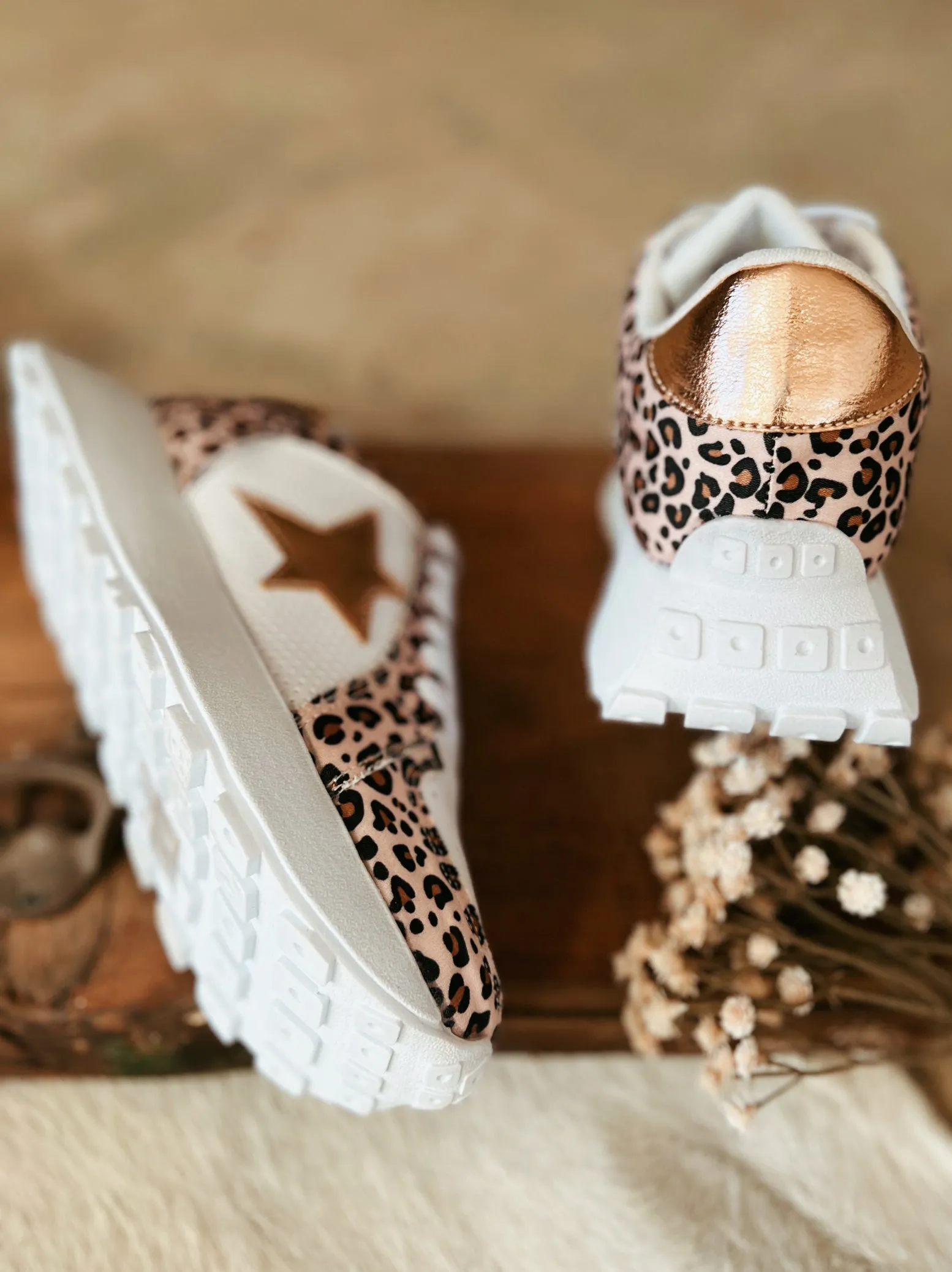 Smith Leopard Sneakers