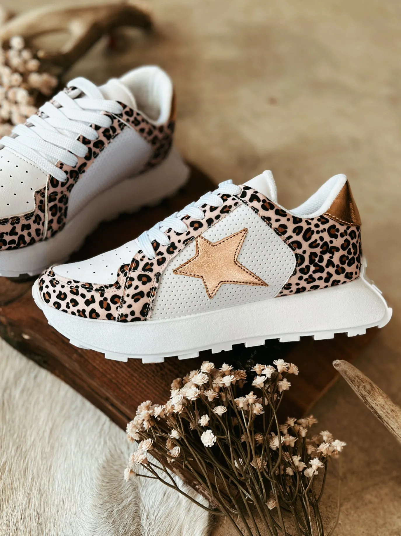 Smith Leopard Sneakers