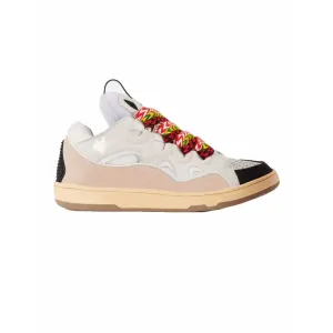 Sneakers Curb Blanches Lacets Multicolores Lanvin Homme | Toulouse