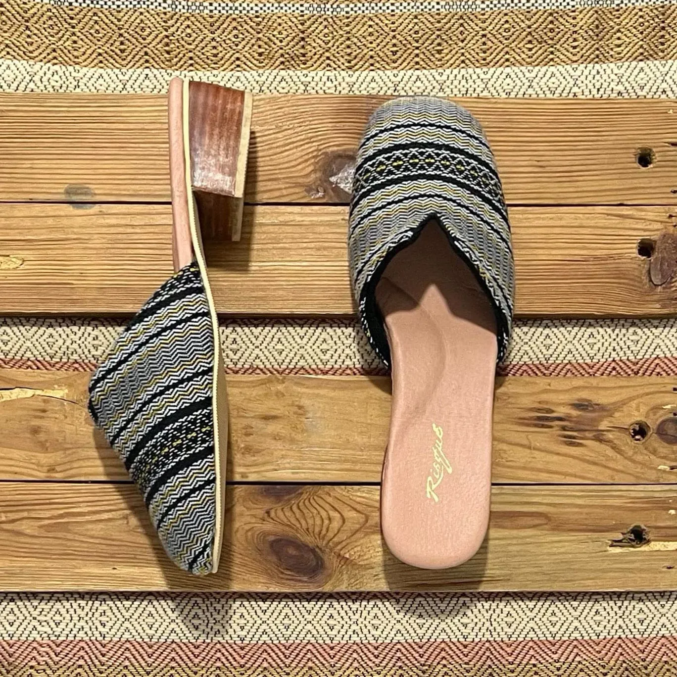 Square toe Lola Mules