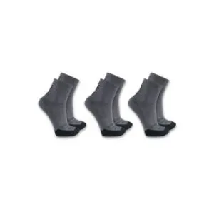 SS9933M&#x20;Work&#x20;Socks&#x20;Force&#x20;Crew&#x20;Logo&#x20;Short&#x20;3-pack&#x20;-&#x20;Carhartt