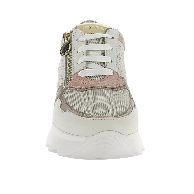 Stonefly scarpa sneakers da donna Spock 40 220906 CGK grigio-rosa