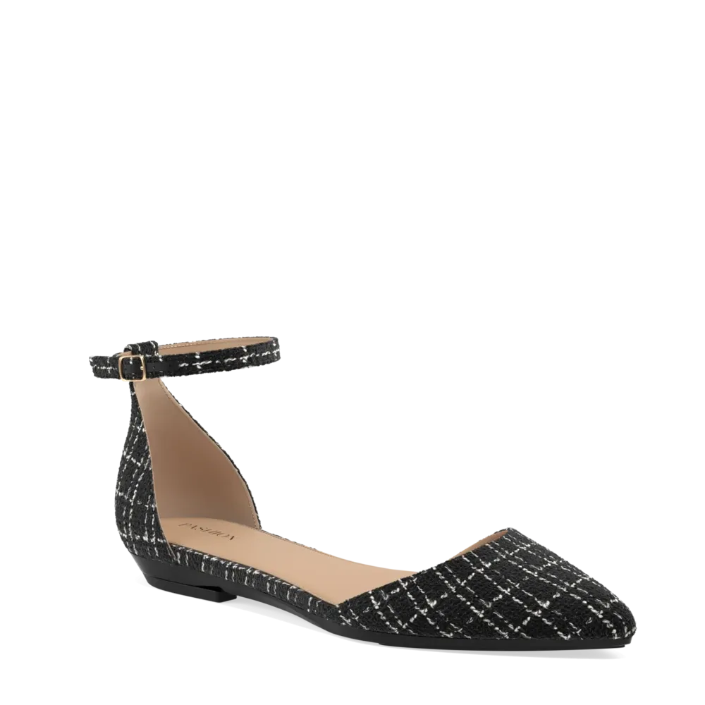 The D'Orsay - Coal Tweed 3 Stiletto