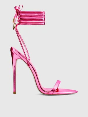 The London Lace-Up Pink