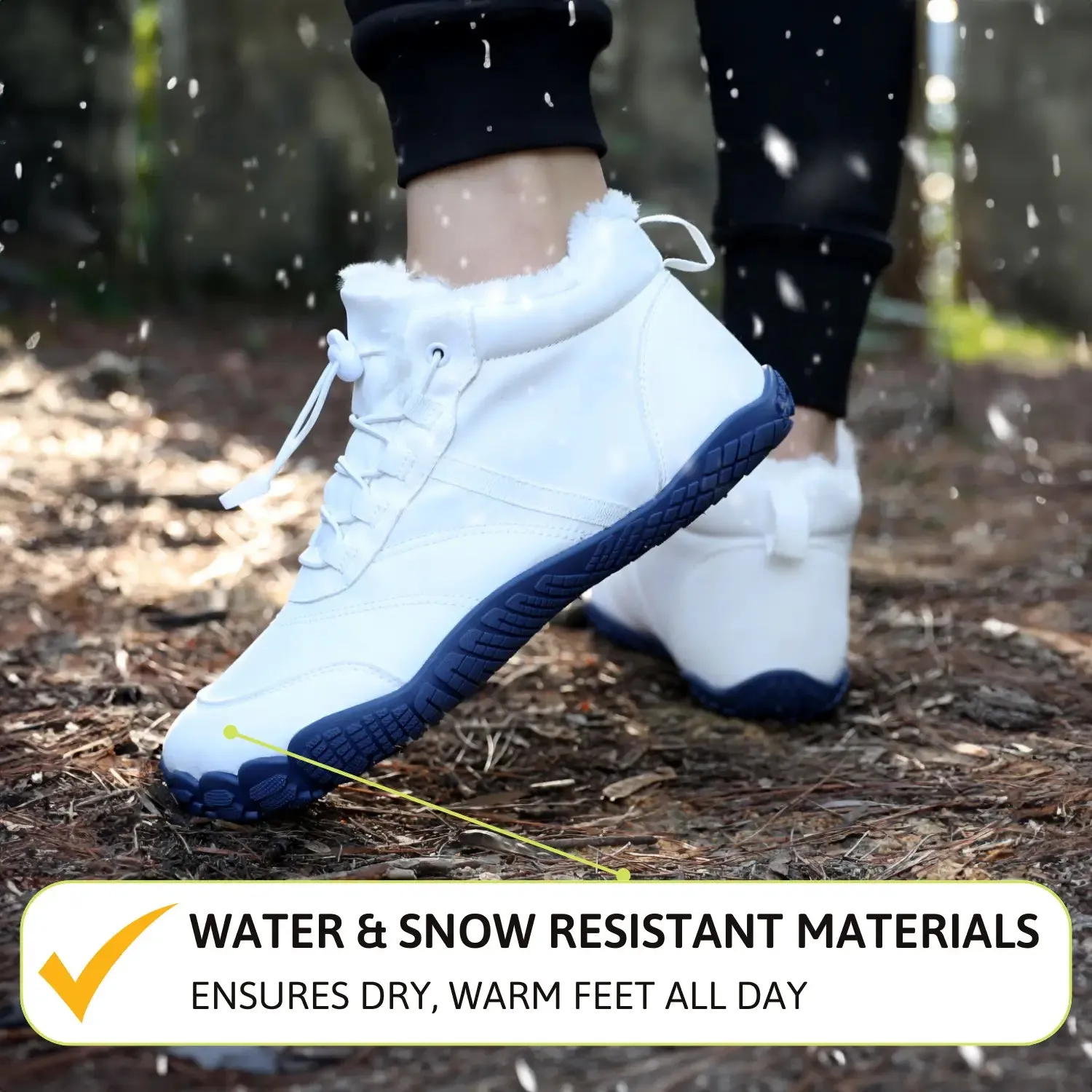 ThermoTec V2 - Premium water-repellent barefoot shoes