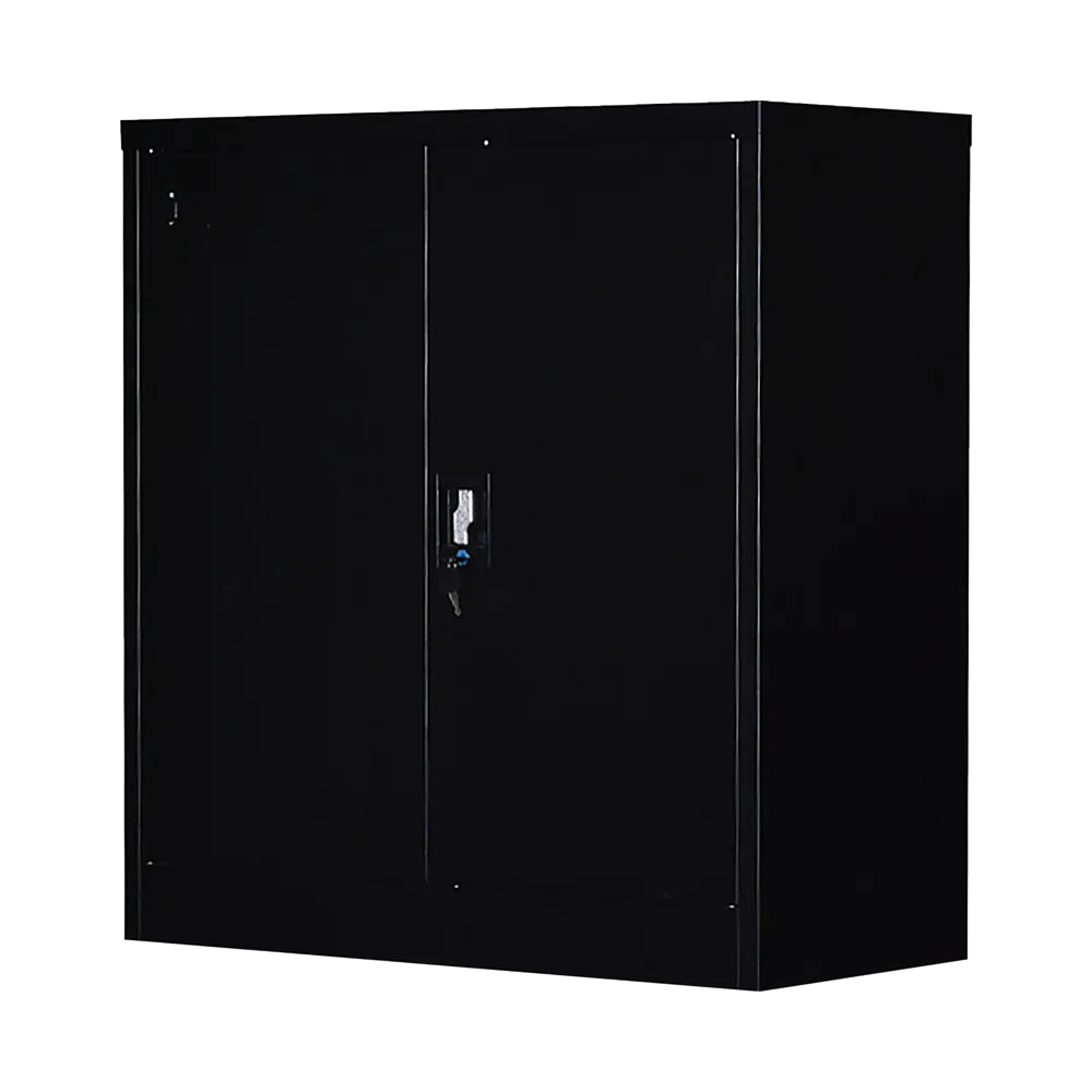 Two-Door Shelf Office Gym Filing Storage Locker Cabinet Safe