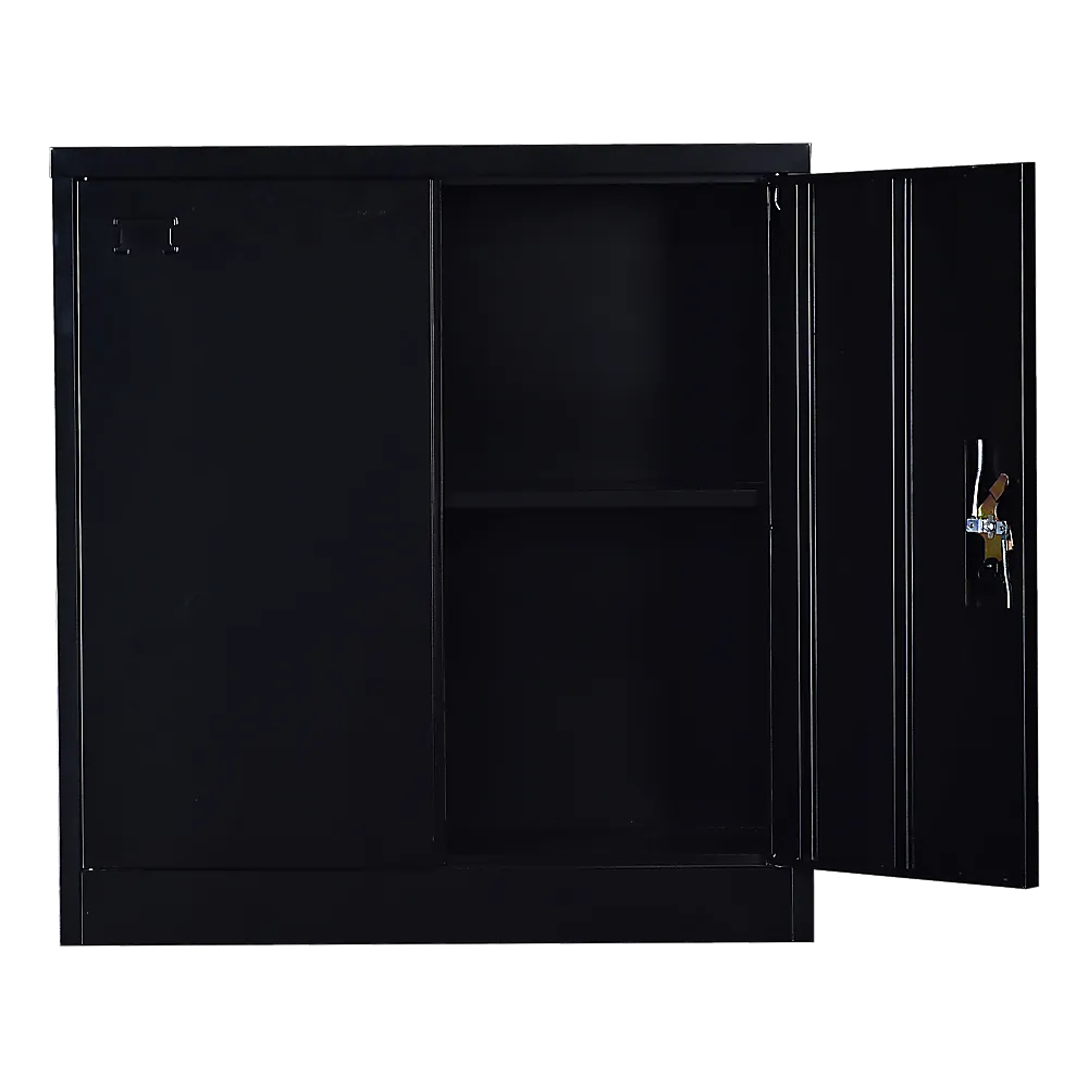 Two-Door Shelf Office Gym Filing Storage Locker Cabinet Safe