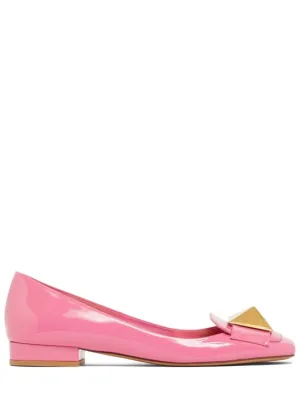 Valentino Garavani   20mm One Stud patent leather flats 