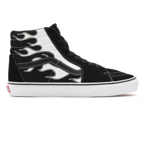 Vans scarpa sneakers da uomo Sk8-Hi Flame VN0A32QGK681 nero-bianco