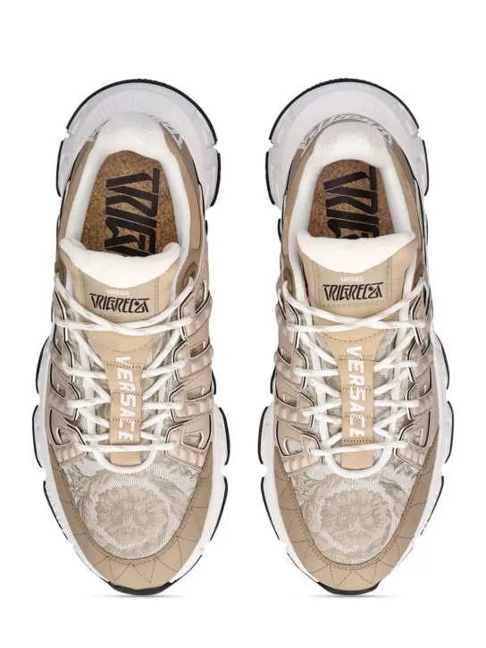 Versace   Leather sneakers 