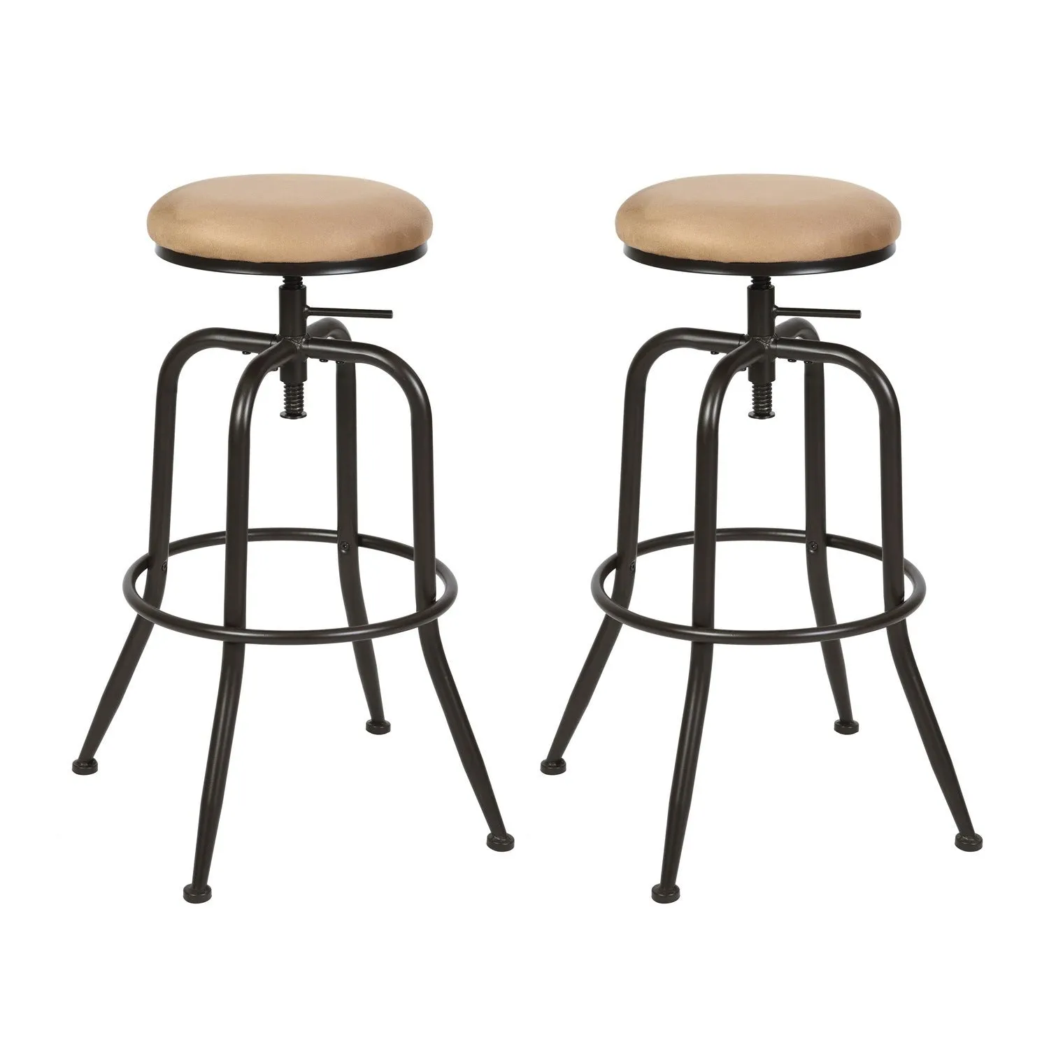 Walker Industrial Counter Bar Stools Set of 2