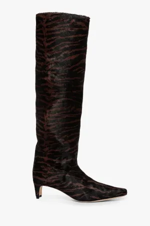 WALLY BOOT | MAHOGANY ZEBRA CALF HAIR