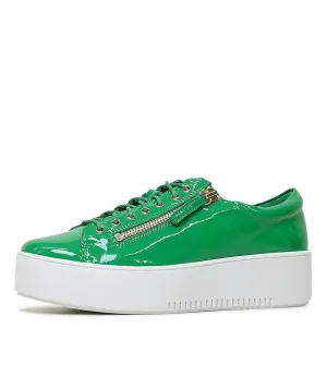 Wolfie Emerald Patent Leather Sneakers