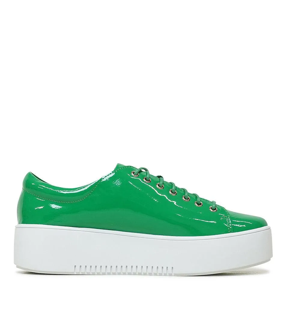 Wolfie Emerald Patent Leather Sneakers