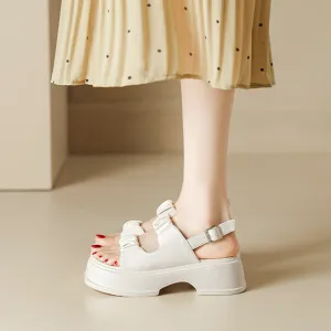 Women Minimalist Casual Chunky Sole Sandals