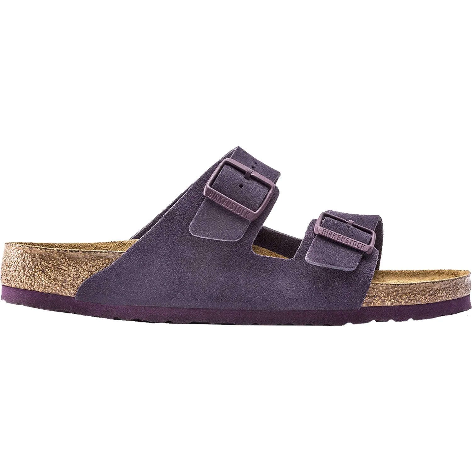 Women's Birkenstock Arizona Soft Footbed Blackberry Wine Suede