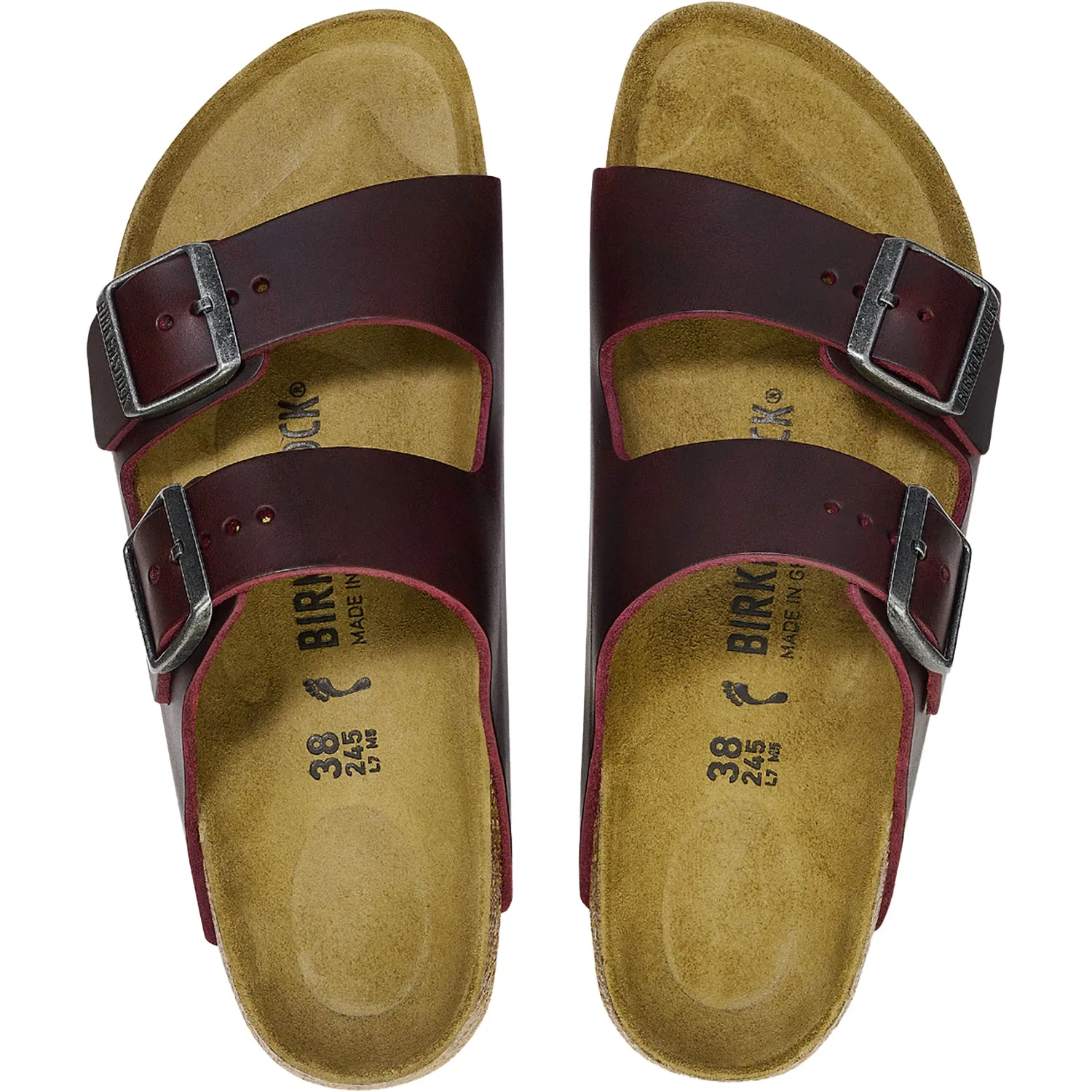 Women's Birkenstock Arizona Zinfandel Oiled Leather