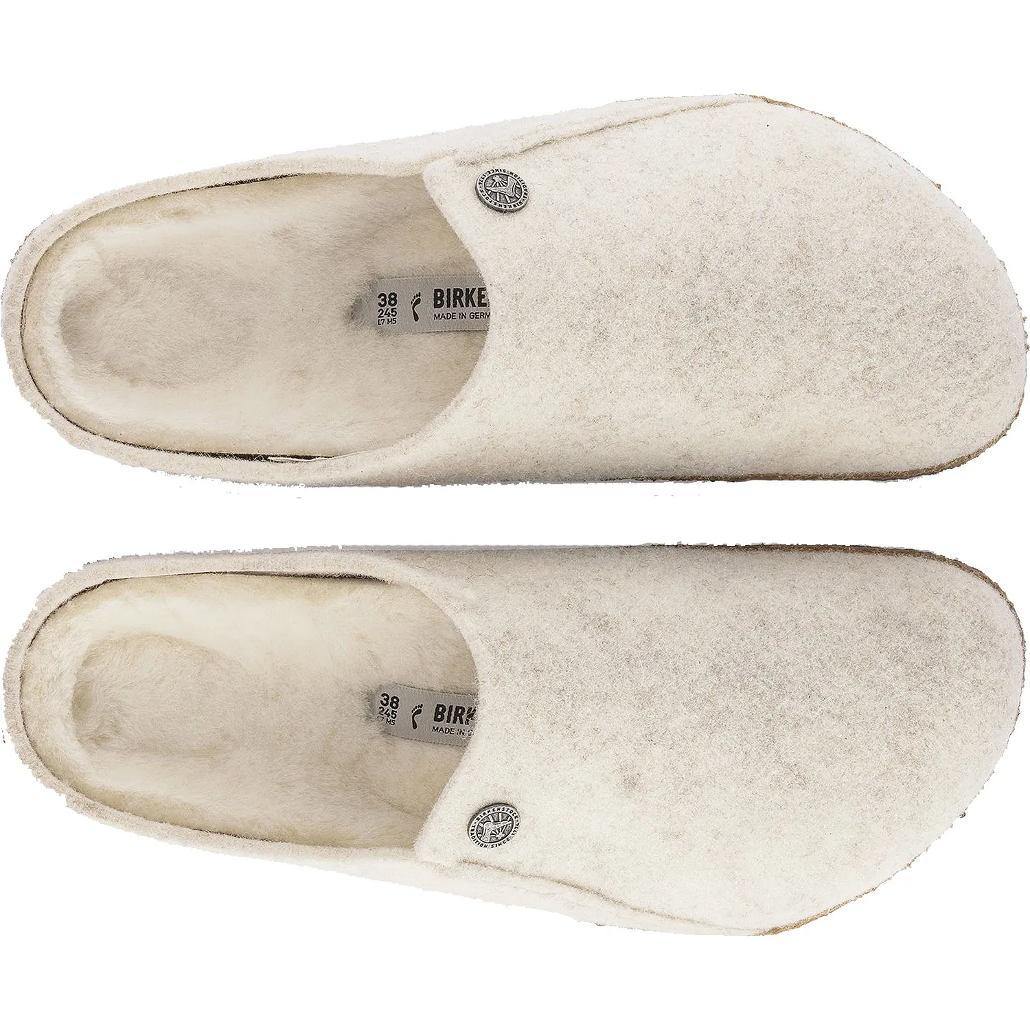 Women's Birkenstock Zermatt Shearling Ecru Wool